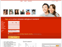 Tablet Screenshot of preview.dateasian.datingbox.it.preview.datingfactory.com